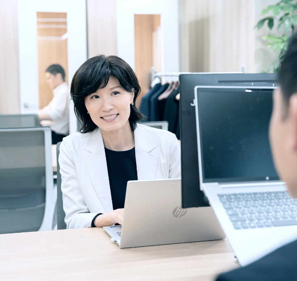 採用面談の様子
